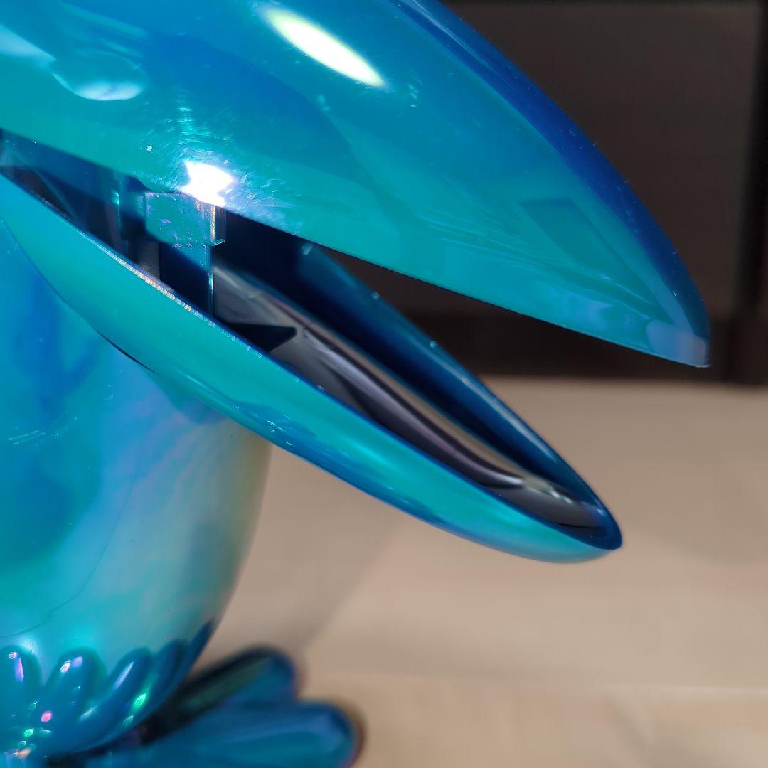 キョロちゃん缶　非売品　青バージョン