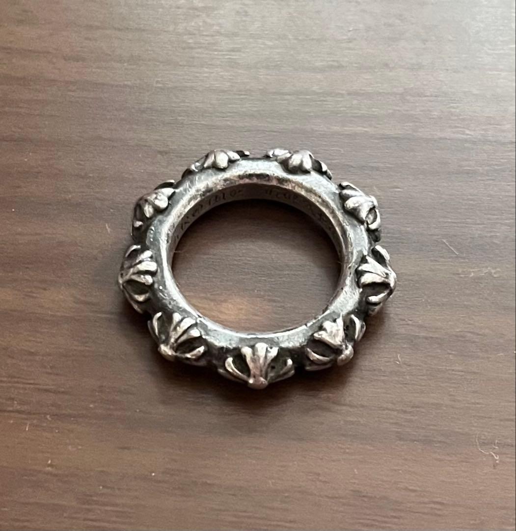Chrome Hearts 1997フラワーモチーフリング .925 16号