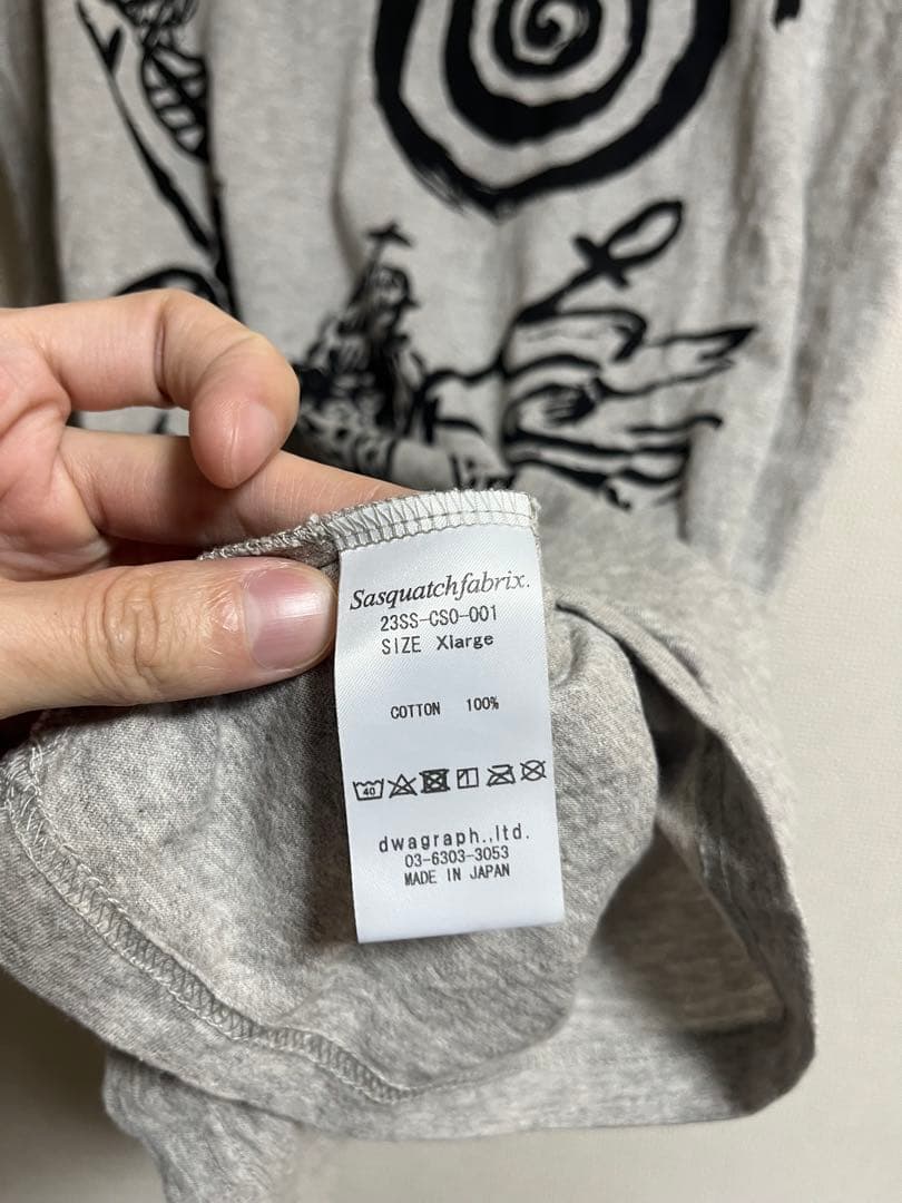 トップス Sasquatchfabrix. 23ss ETHIOPIA NOSLEEVE