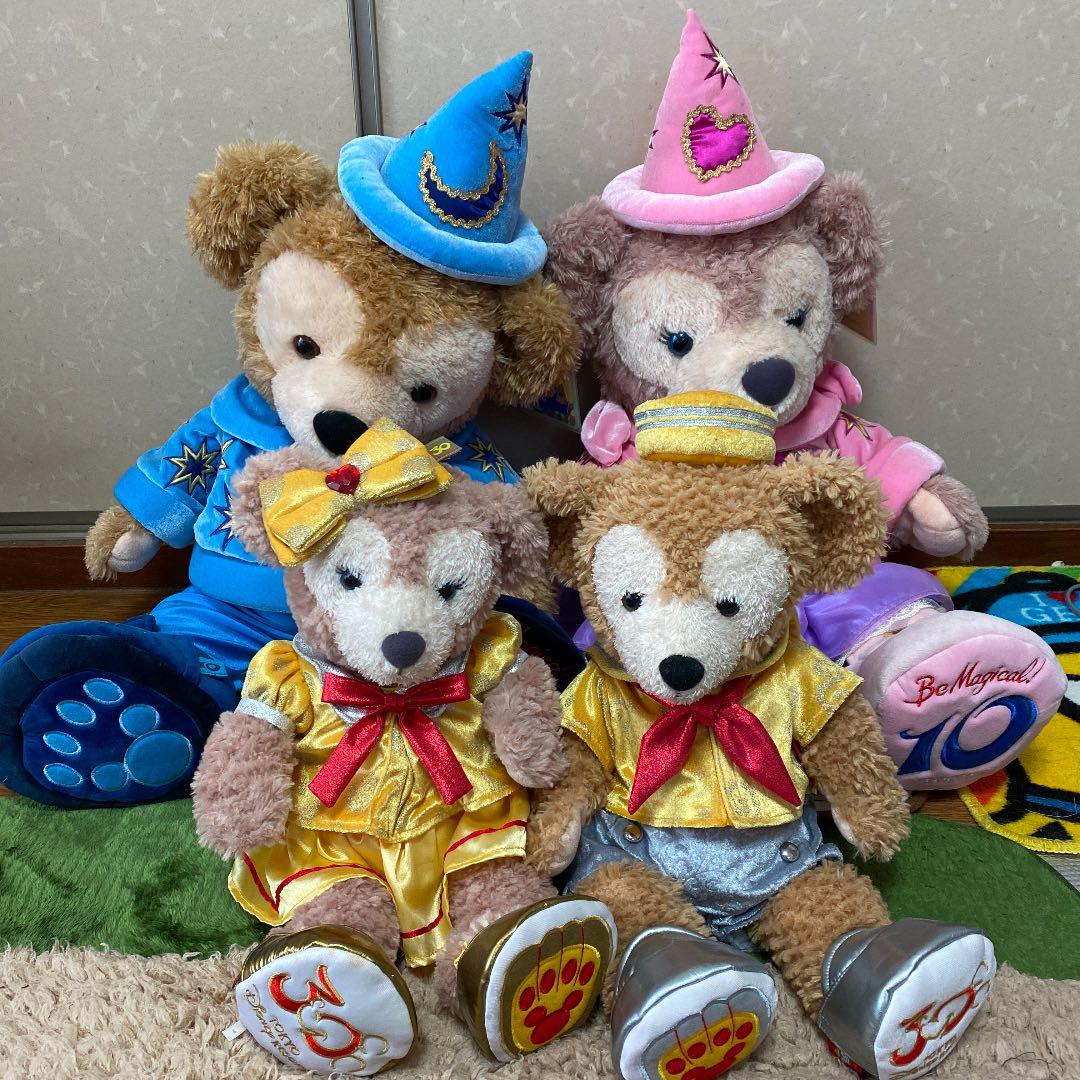 ダッフィー シェリーメイ ぬいぐるみ 4点 セット Sサイズ Mサイズ