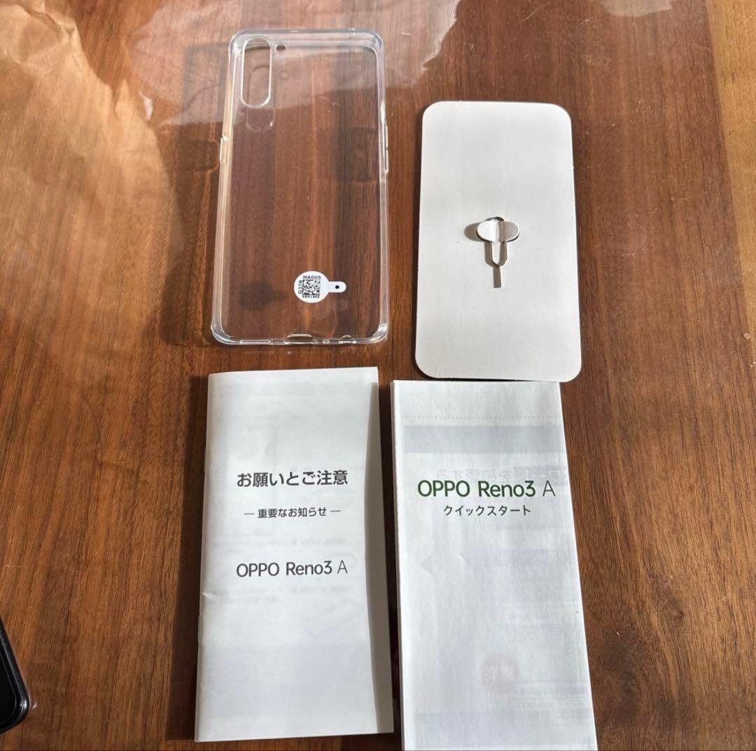 【美品・複数台購入可】OPPO Reno3 A ブラック　ワイモバイルSIM