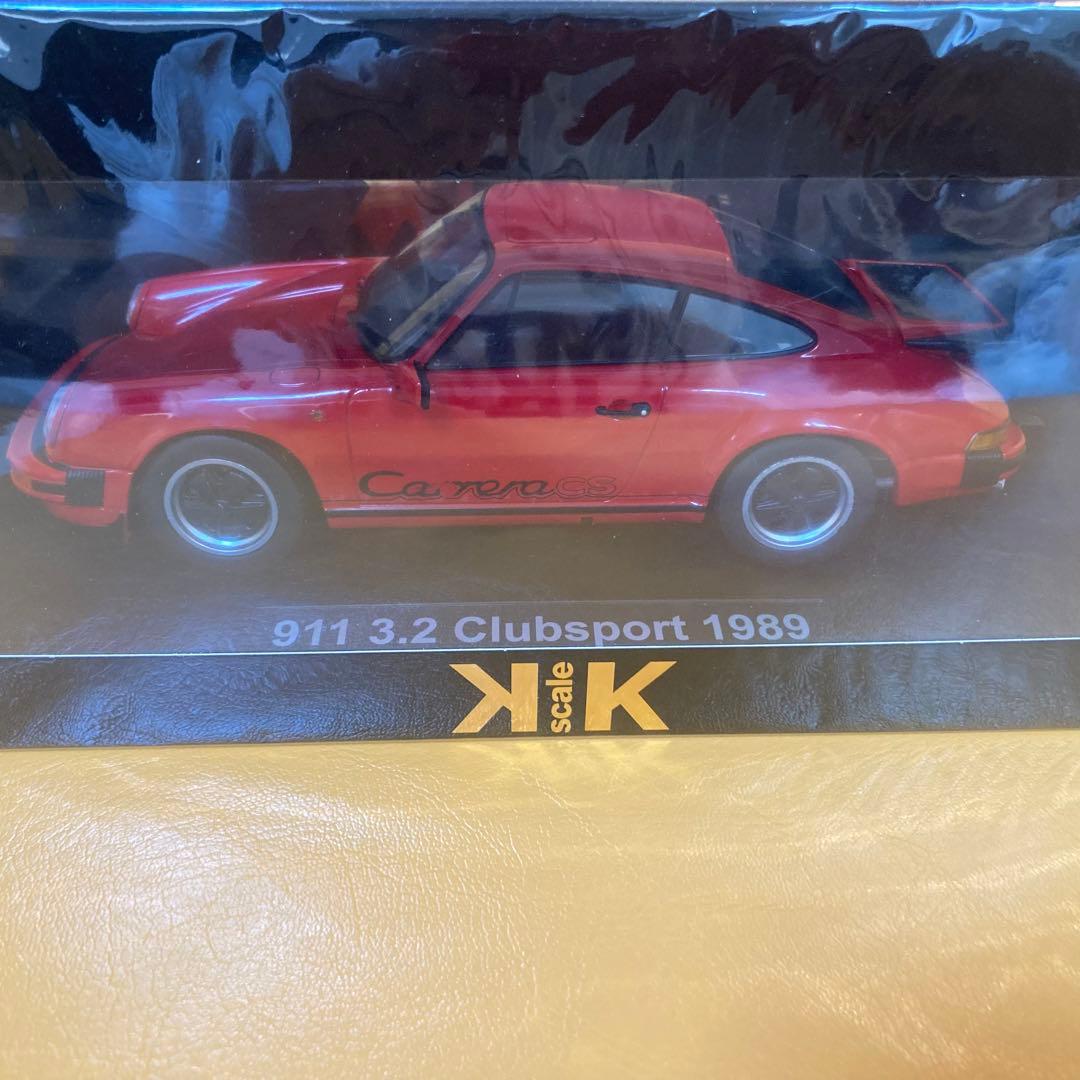 KKスケール 1/18 ポルシェ 911 3.2クラブスポーツ（1989）