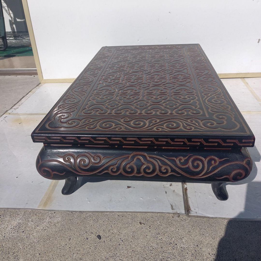 中国骨董品、唐時代のオブジェ、大平卓、戴鶴彫刻、宣徳年製、