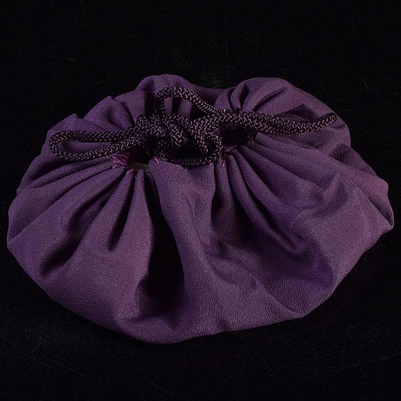 茶道具　京焼　久世久宝作　色絵菊文　茶碗　裏千家十四代淡々斎極め箱　MR9442