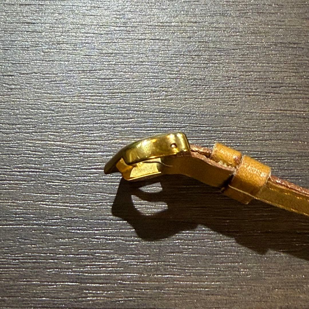 カルティエ Cartier ブラウンレザーベルト 純正尾錠付き　15mm幅