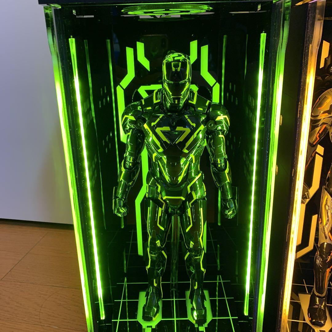 最終値下げ　ホットトイズ　アイアンマン　ネオン　格納庫セット　フィギュア　1/6