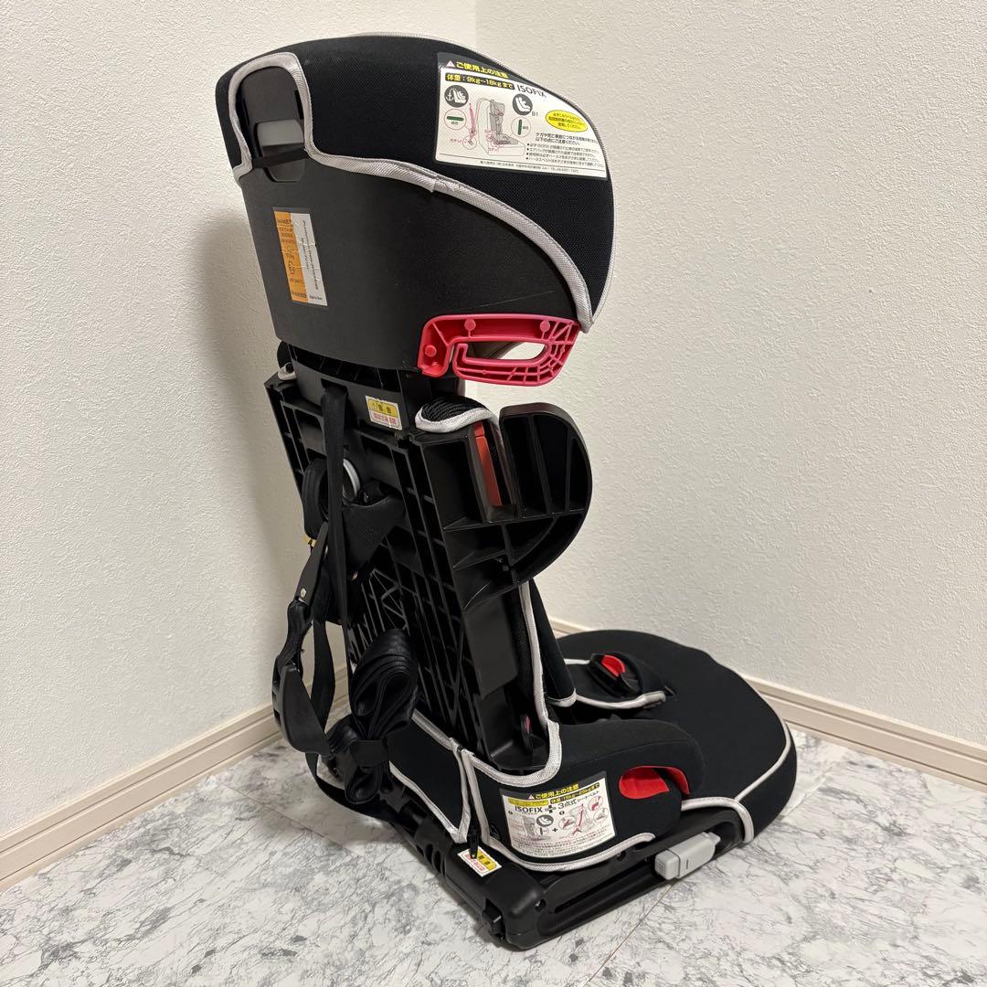 【美品】日本育児　トラベルベスト EC FIX ISOFIX　ブラック