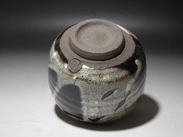 ★　清水卯一　蓬莱花碗　味わいある一品★x494