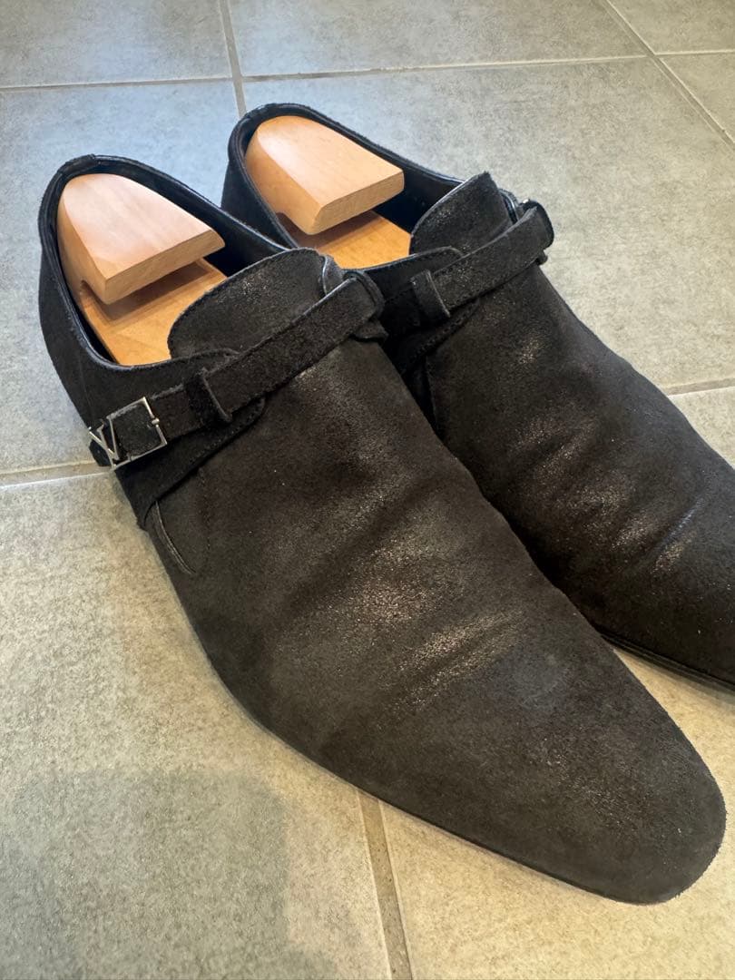 即日発送　LOUIS VUITTON ブラック ドレスシューズ 26.5