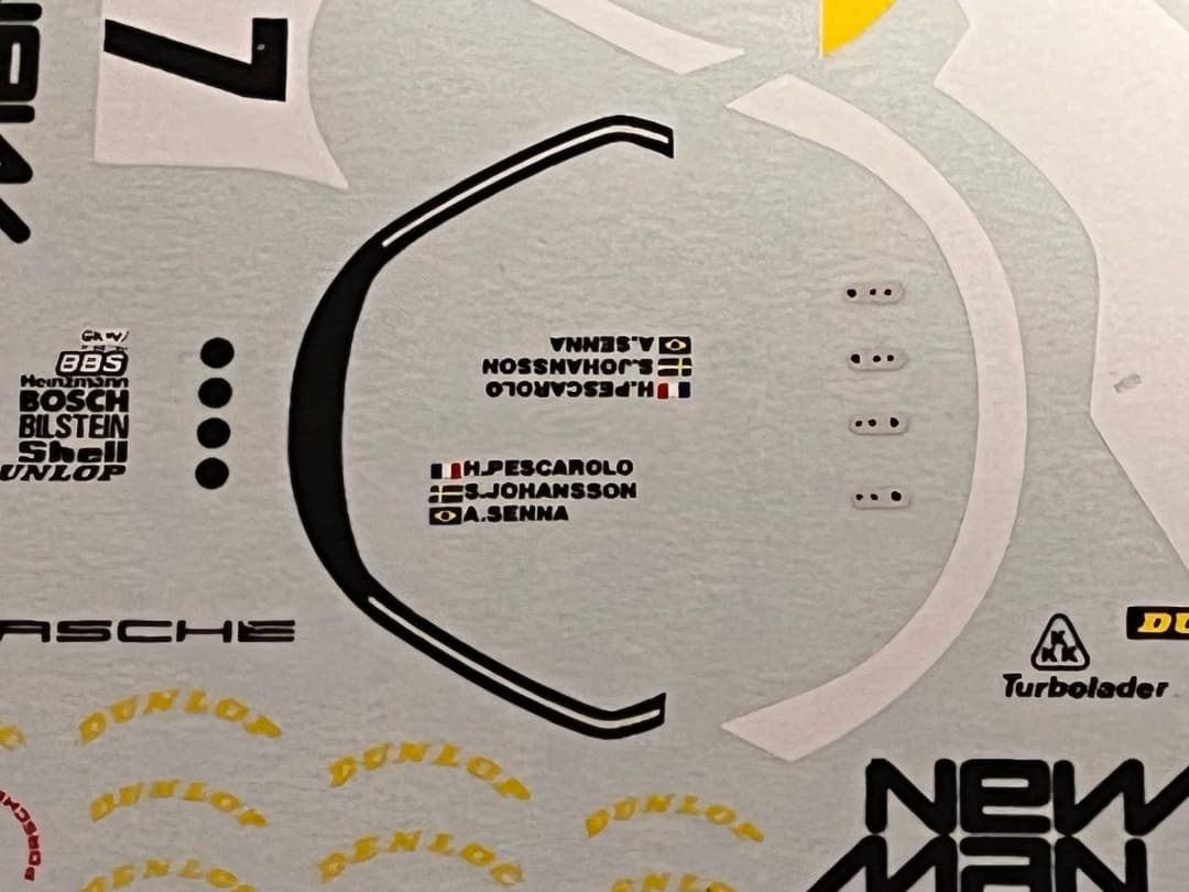 超希少　PROVENCE 1/43 キット ポルシェ956C　セナ乗車マシン