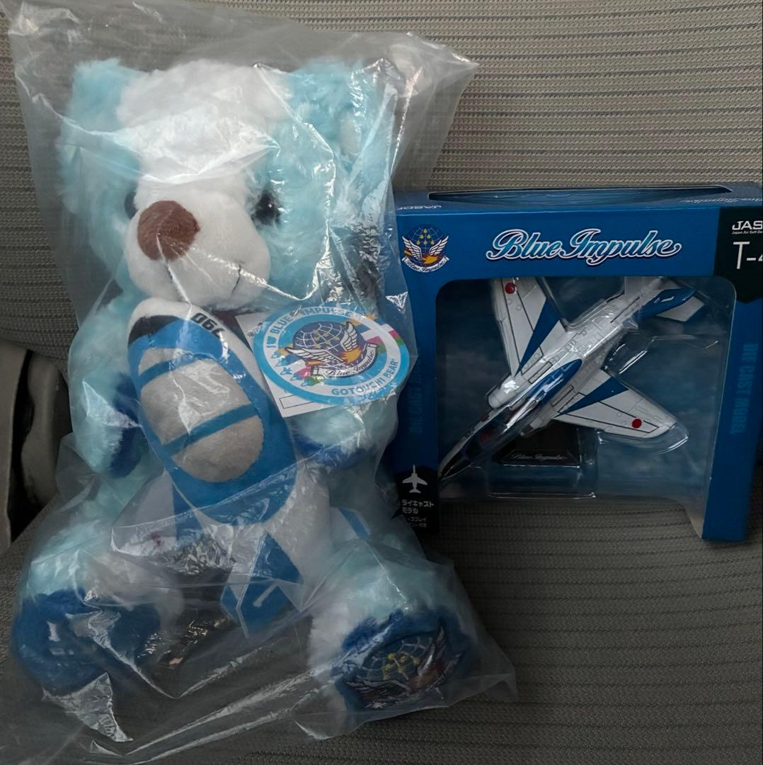 ブルーインパルス ダイキャストモデル T-4 ご当地ベア ブルー セット