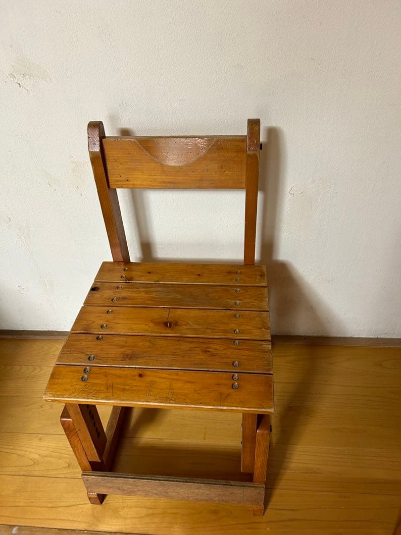 昭和　勉強机　椅子　机