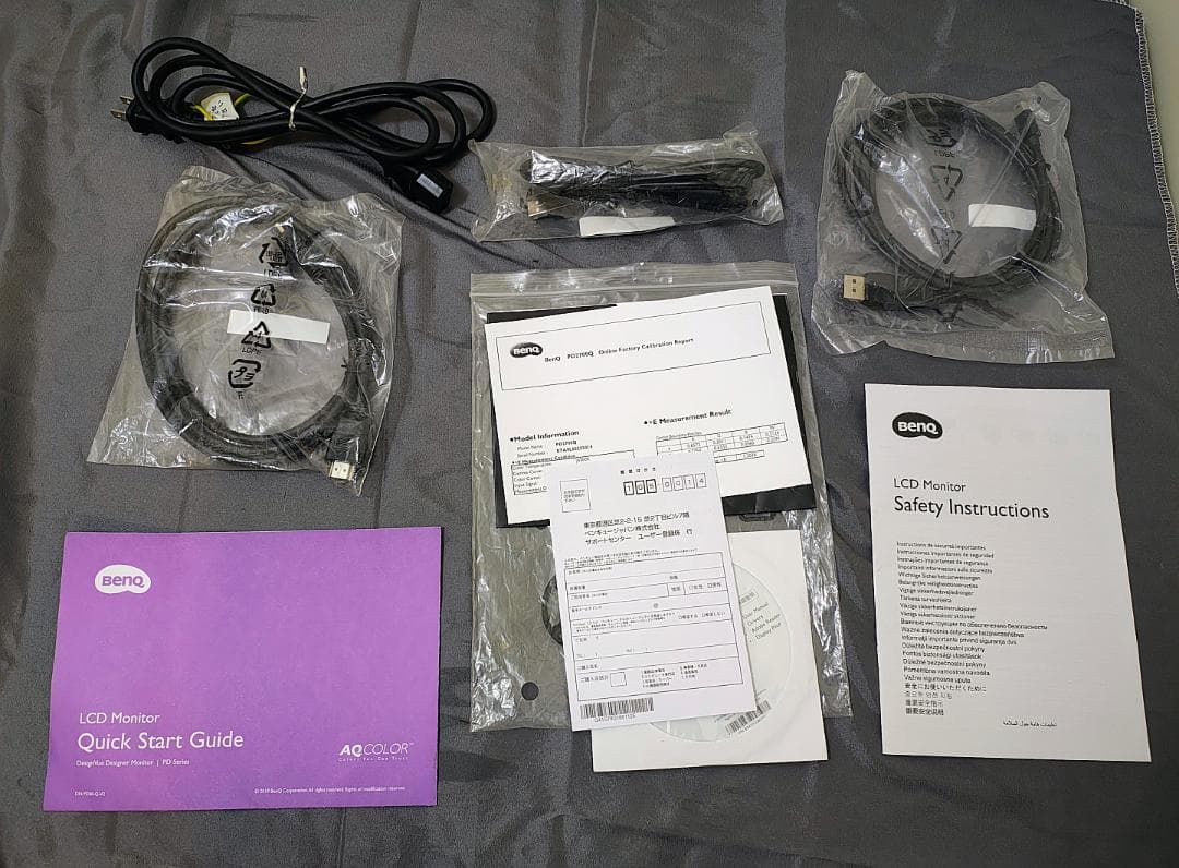 BenQ PD2700Q 27インチ 液晶モニター