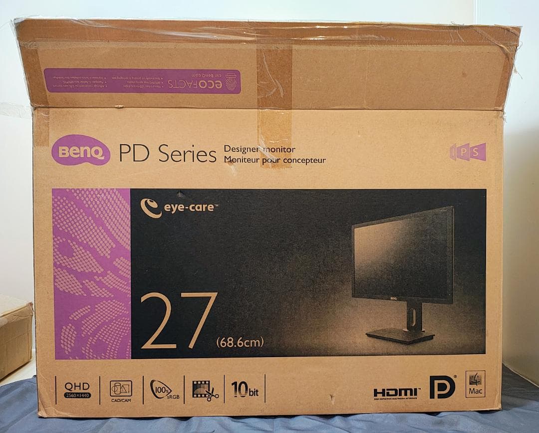 BenQ PD2700Q 27インチ 液晶モニター
