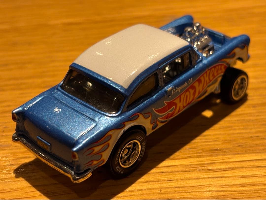 ホットウィール　'55 シェビー ベルエア ギャッサー　ディスプレイケース付属品