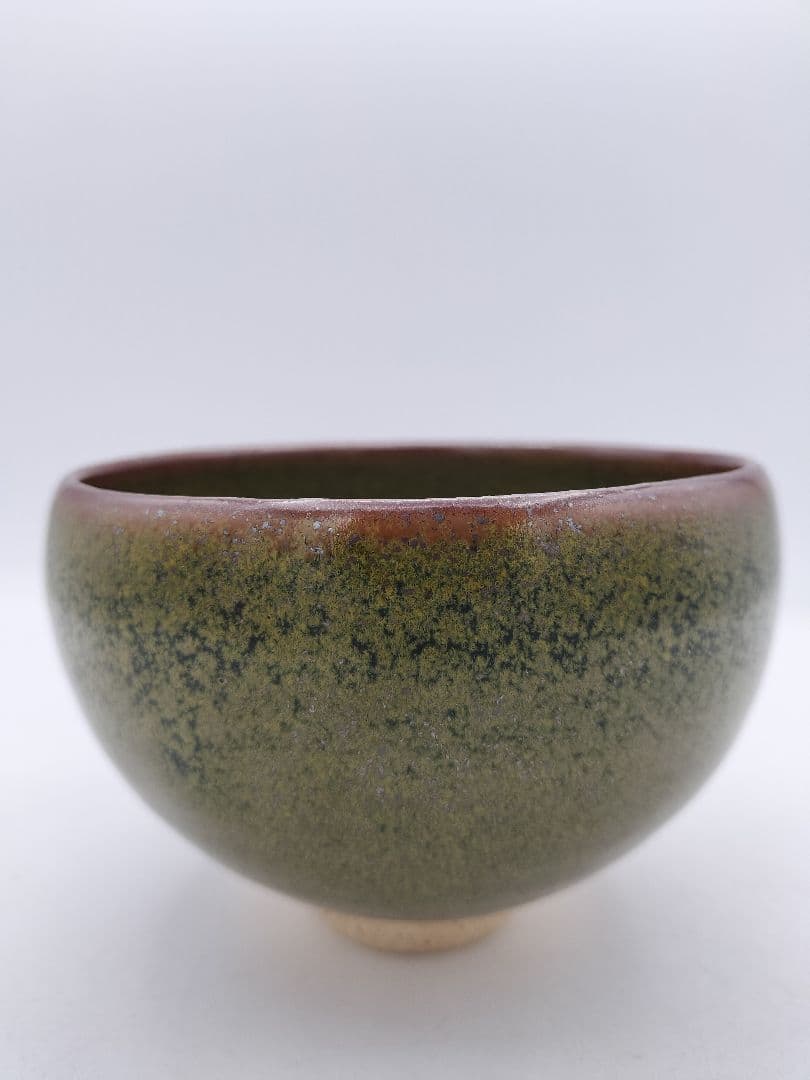 c513 天目茶碗 藤原恭介 木箱 茶道具 古物　藤原啓