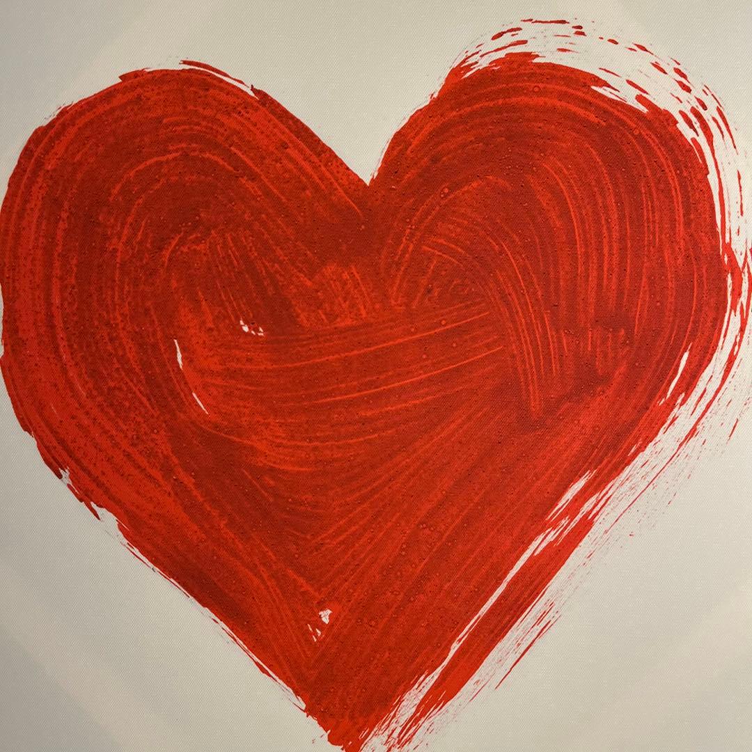 キャンバス プリントアート ハート 絵画 額付 インテリア