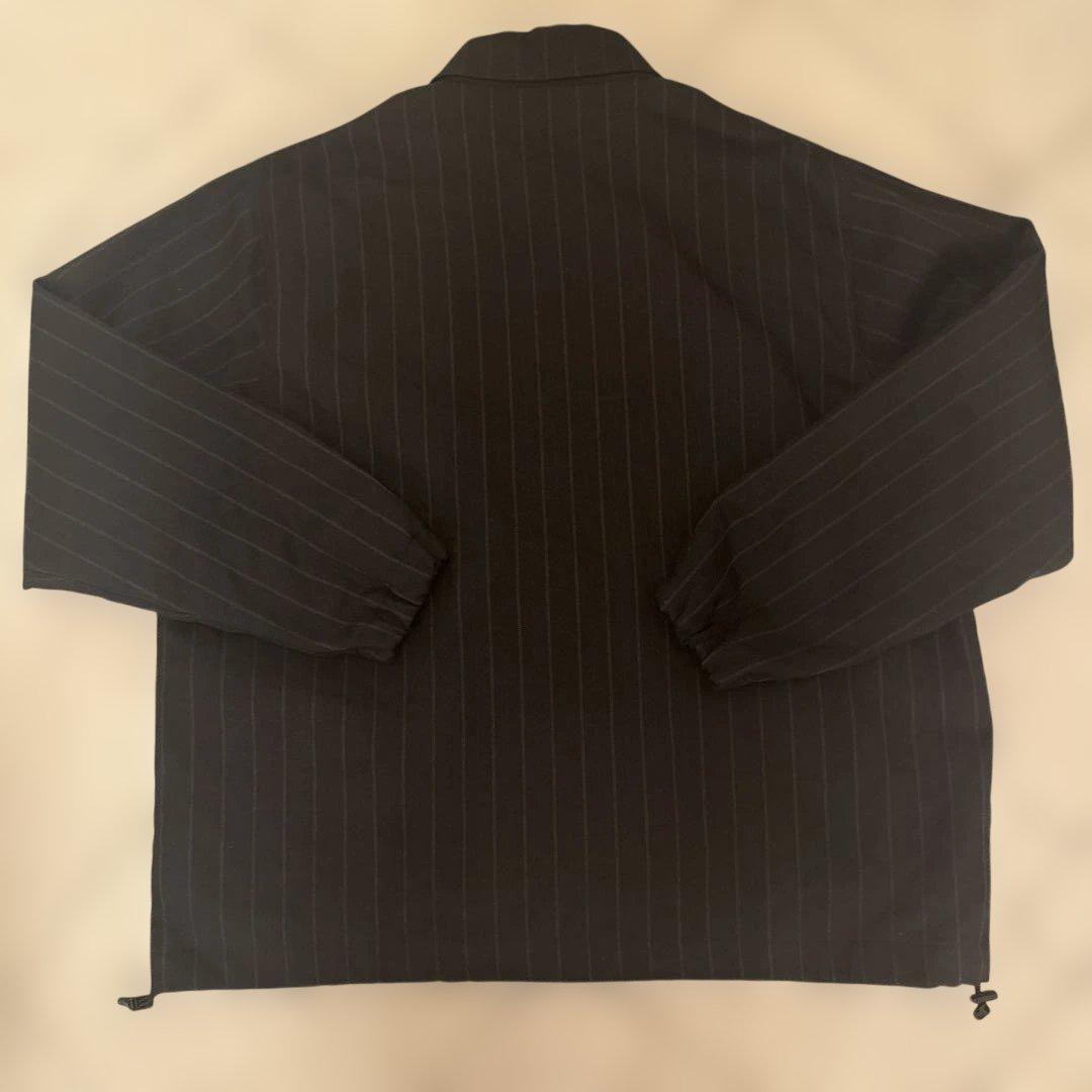 コムデギャルソンオム 21aw ストライプ リバーシブル コーチジャケット