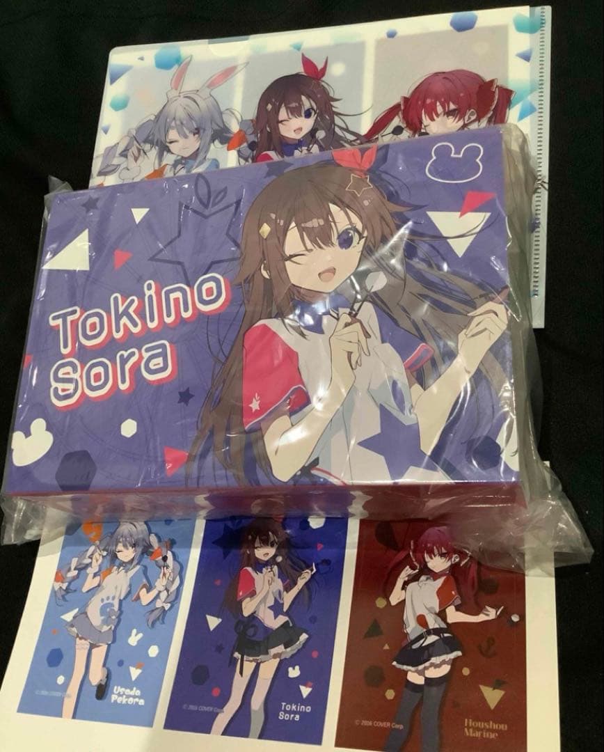 最終値下げ　ときのそら　ダーツセット　ファイル　ライブカードシール付き新品未開封