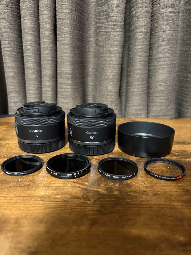 Canon 16mm & 50mm 単焦点レンズセット