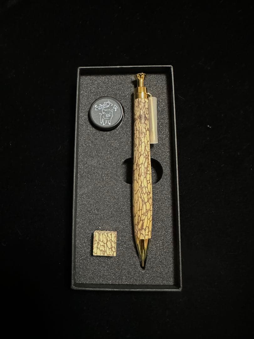 こぶた工房シャープペンシル グワバ極上 マイクロスポルテッド ゴールド0.5mm