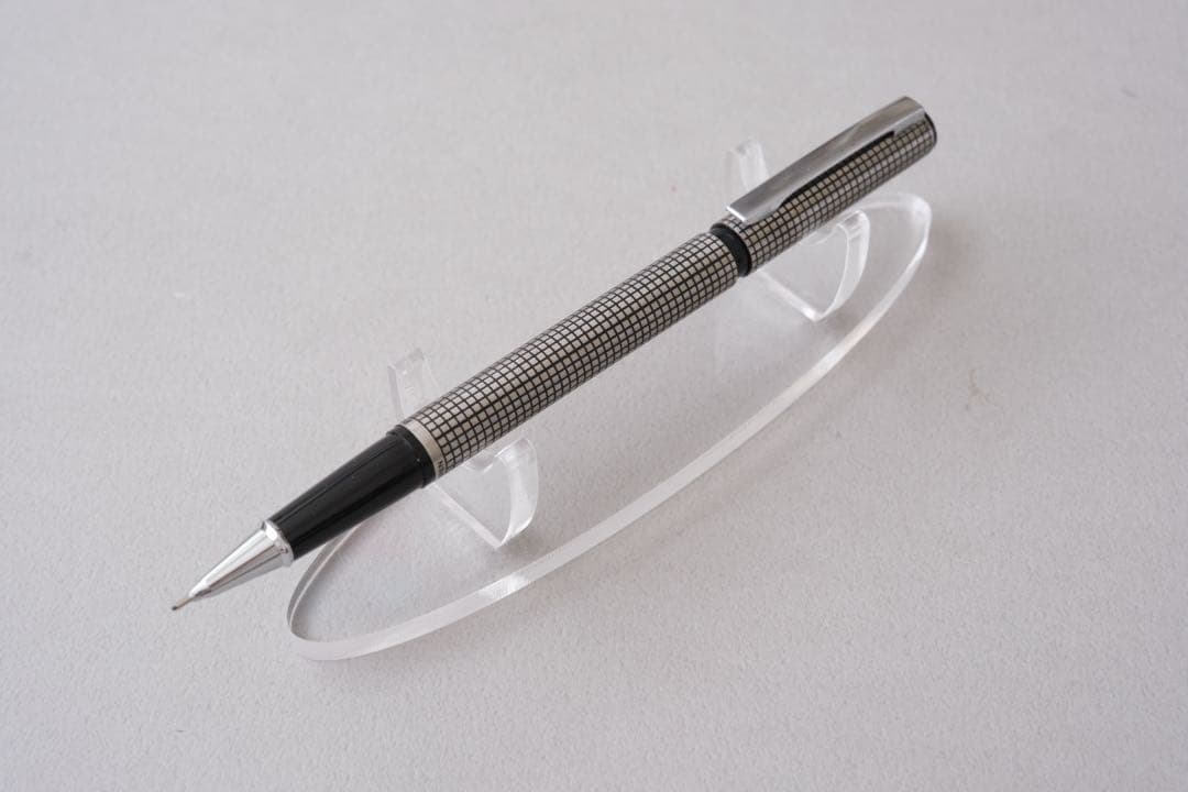 PILOTパイロット 廃盤シャープペン キャップ式 格子柄 0.5mm