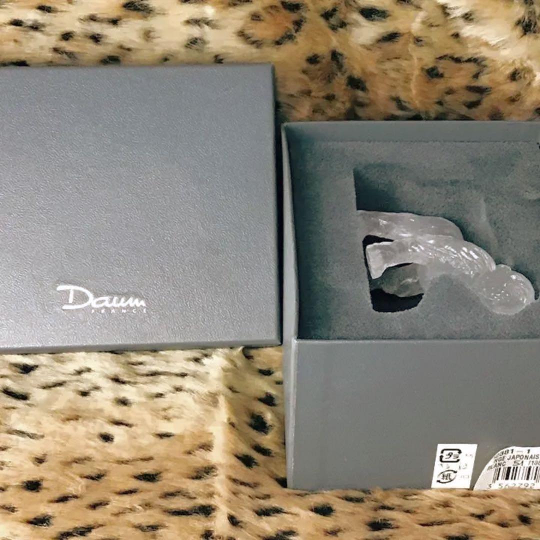 ニホンザル 日本猿 ドームフランス　ドームクリスタル　水晶　置物　日本限定商品