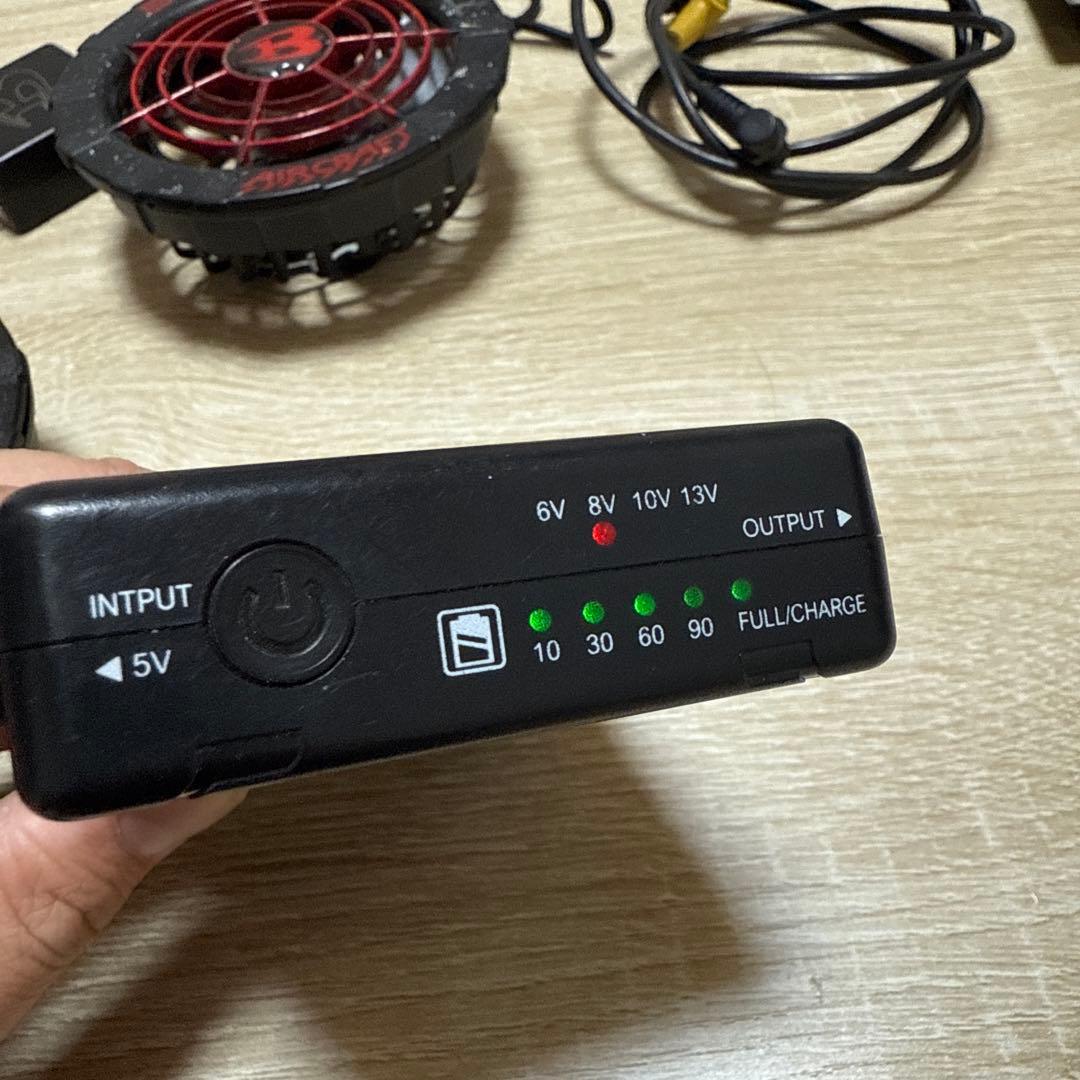 バートル エアークラフト 13v ファン 充電器 ケーブル バッテリー 空調服