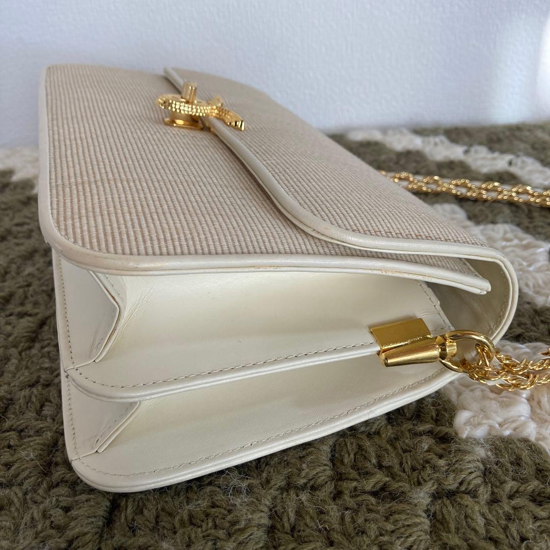 GuyLaroche ギラロッシュ ホースヘアー本革レザー チェーンバッグ