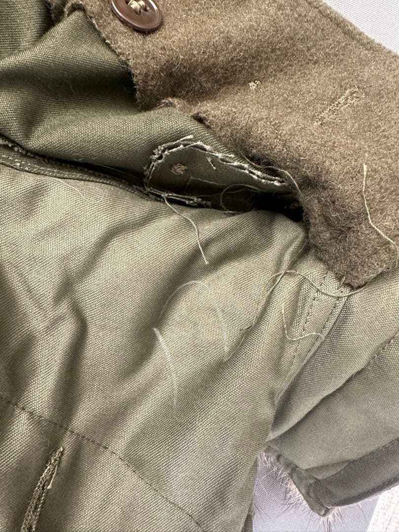 M-51 パーカー用フード　ワイヤー折れ