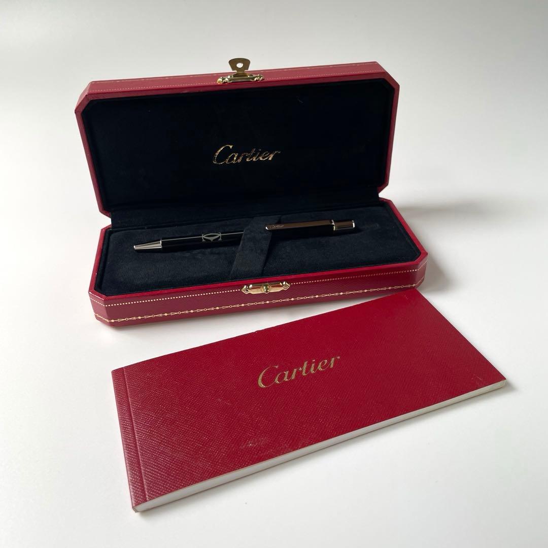 カルティエ　ブラックボールペンST150199