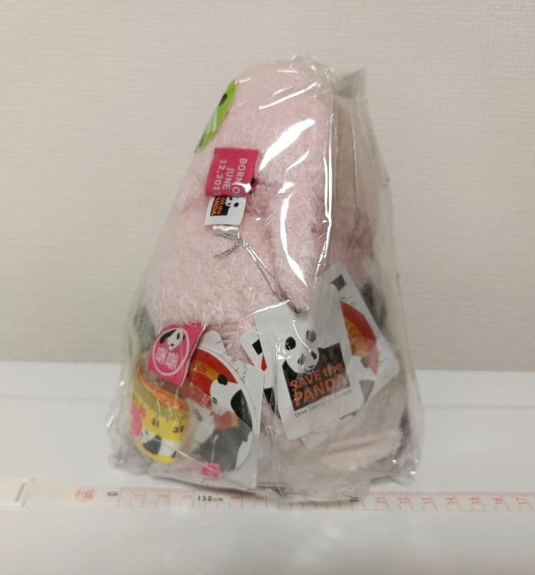 ほんとの大きさシャンシャン　3体セット　メジャー付き