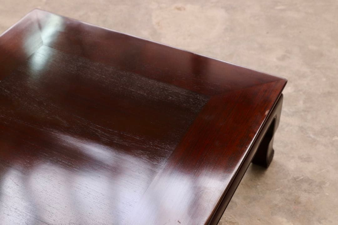 GMHK442○唐木家具 和家具 座卓 座敷 テーブル センターテーブル リビン