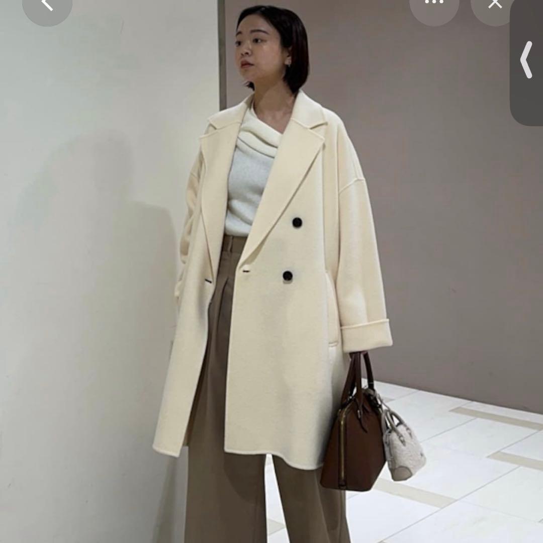 MilaOwen ワイドシルエットダブルブレストコート