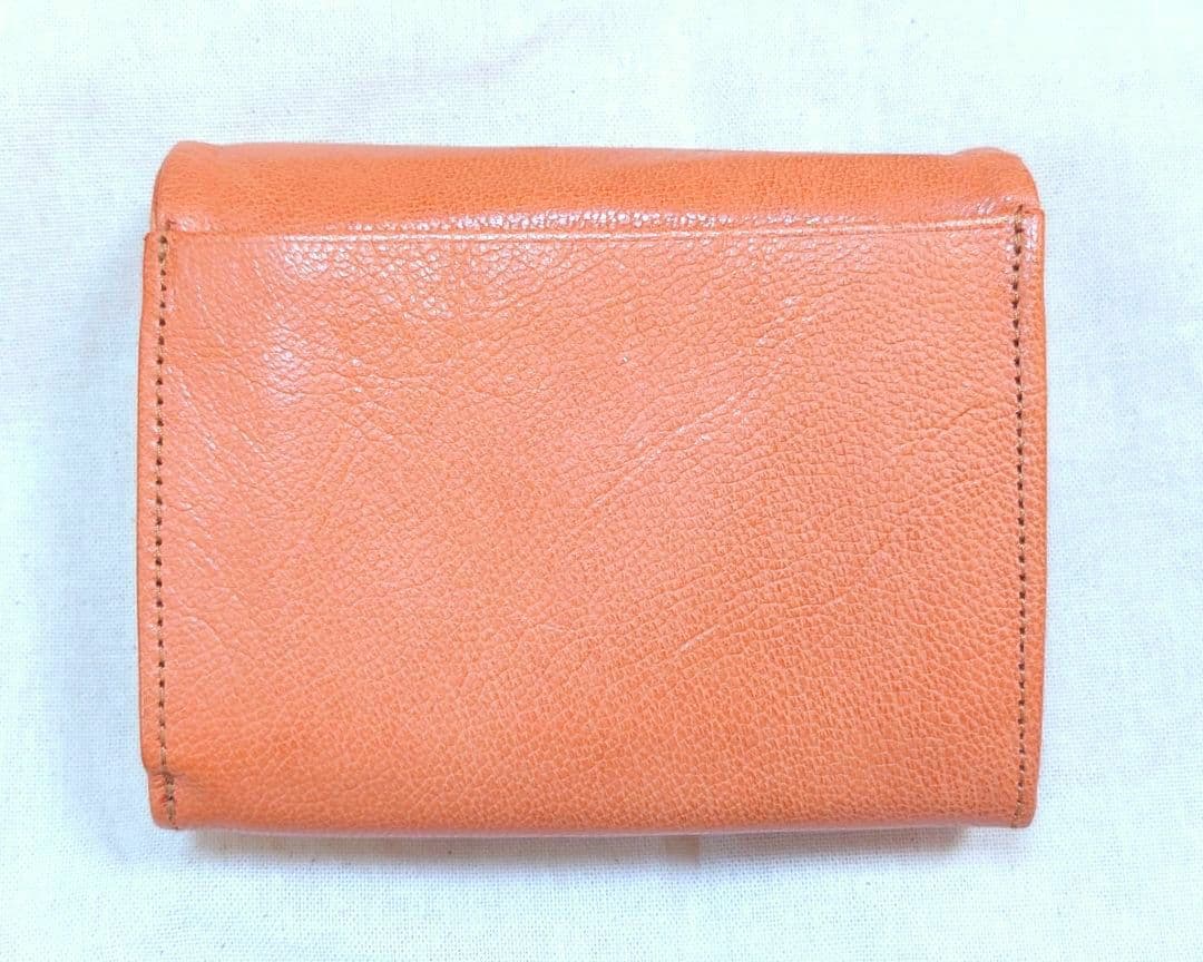 未使用 [genten /ゲンテン] ゴート 二つ折り財布 本革 折り財布 財布