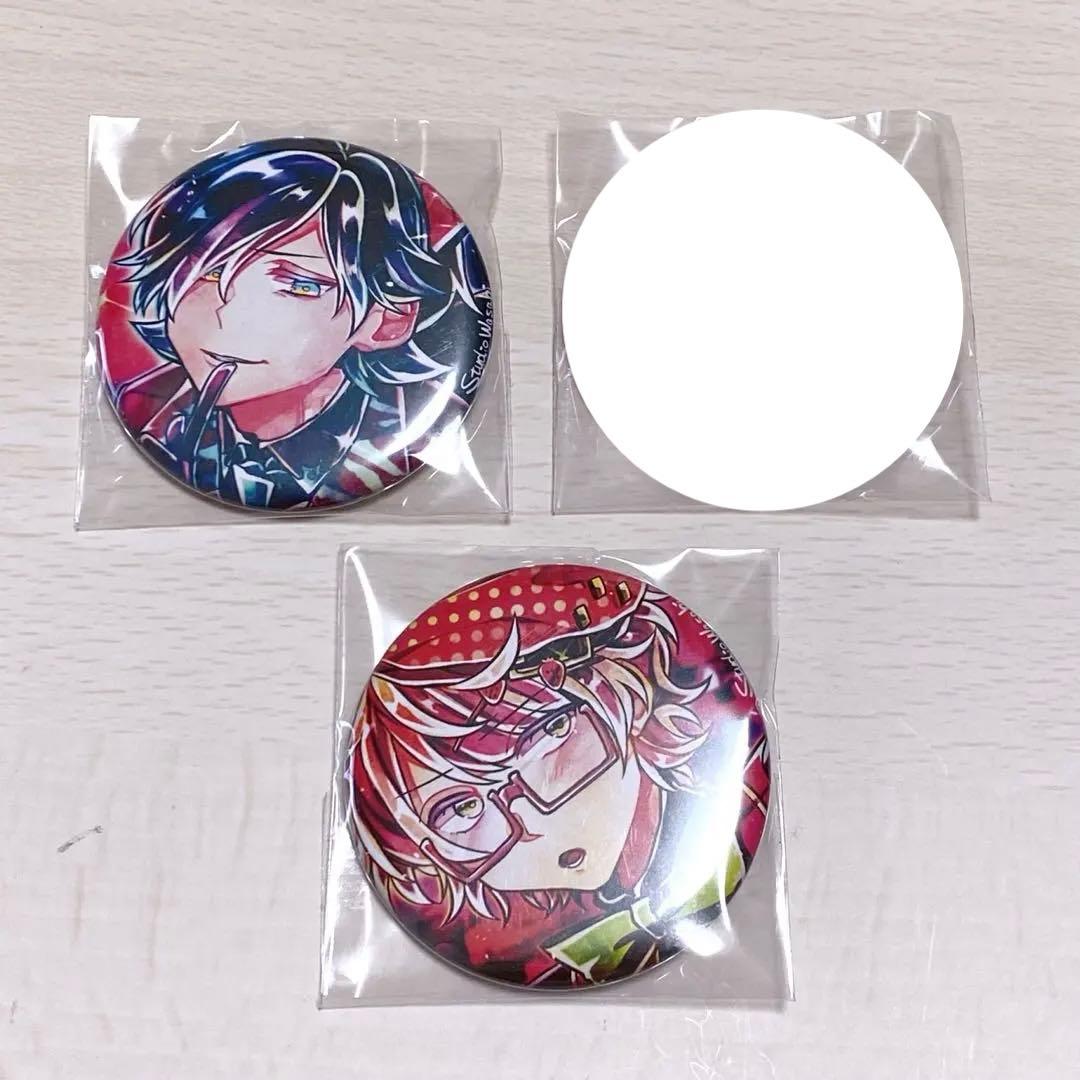 わさびゲーム 狼ゲーム 新村コウ 飯田リンタロウ 霜月ユキナリ 缶バッジ