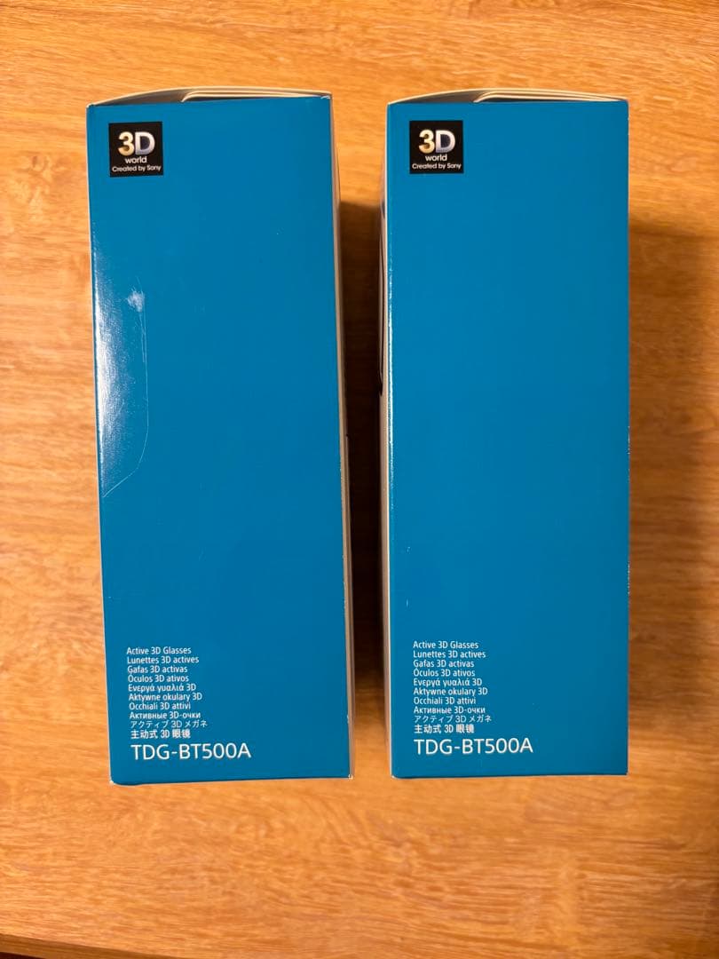【未使用】SONY アクティブ3Dメガネ TDG-BT500A 2個セット