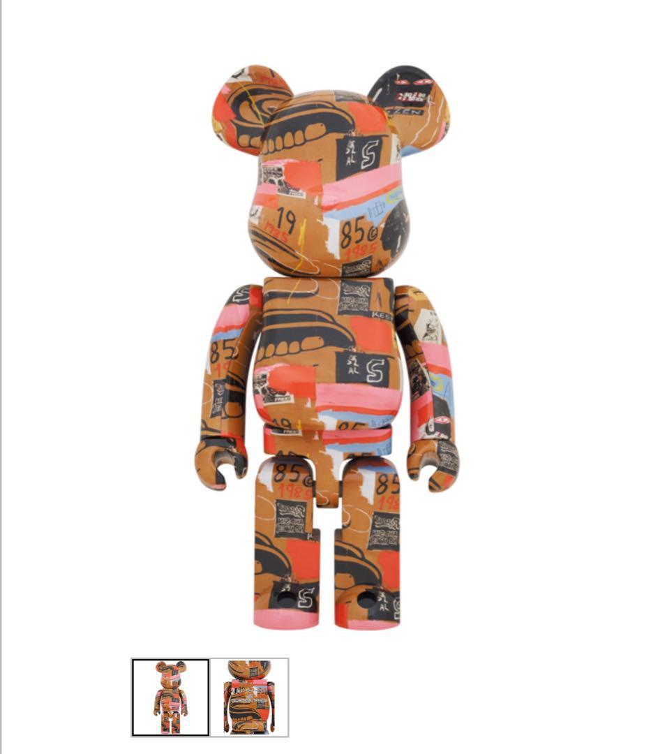 BE@RBRICK Andy Warhol × JEAN-MICHEL1000%