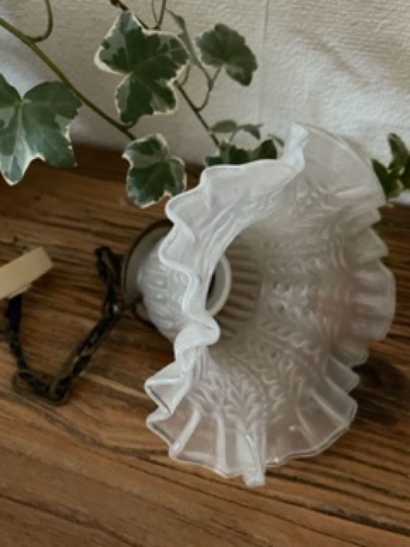 *️⃣プロフ必読❣️アンティークフランス ペンダント吊下げランプ