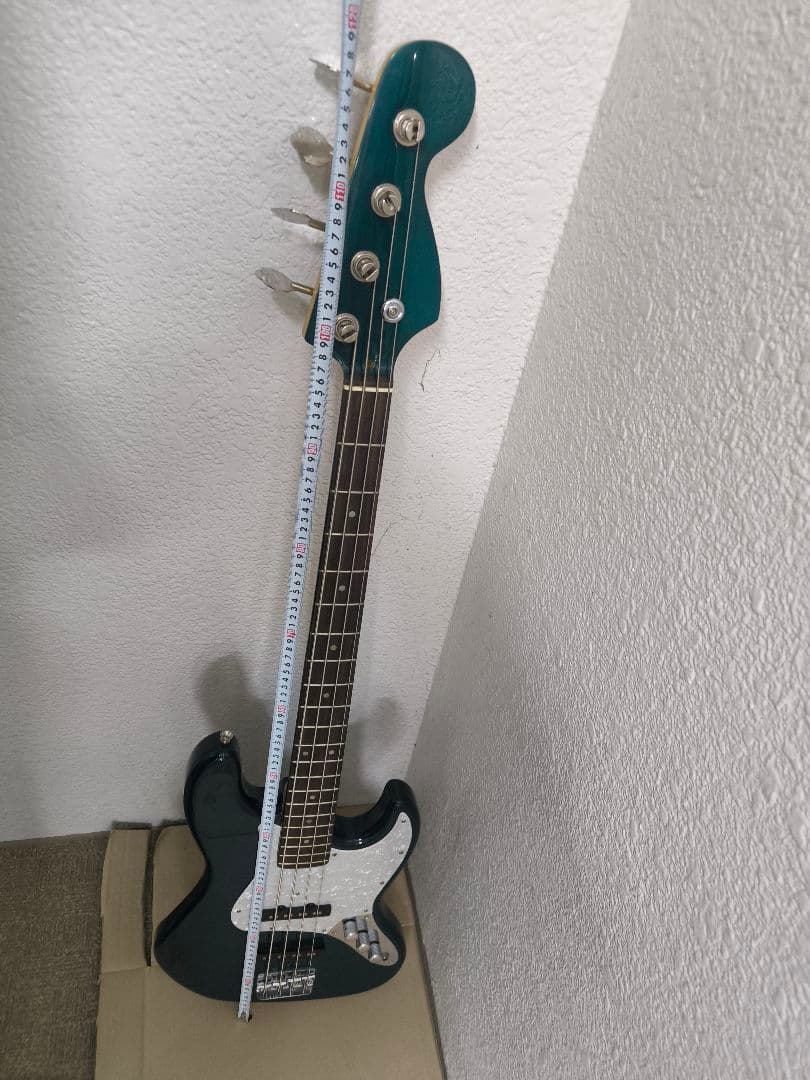 S、エレキベース ダークグリーン、可動品