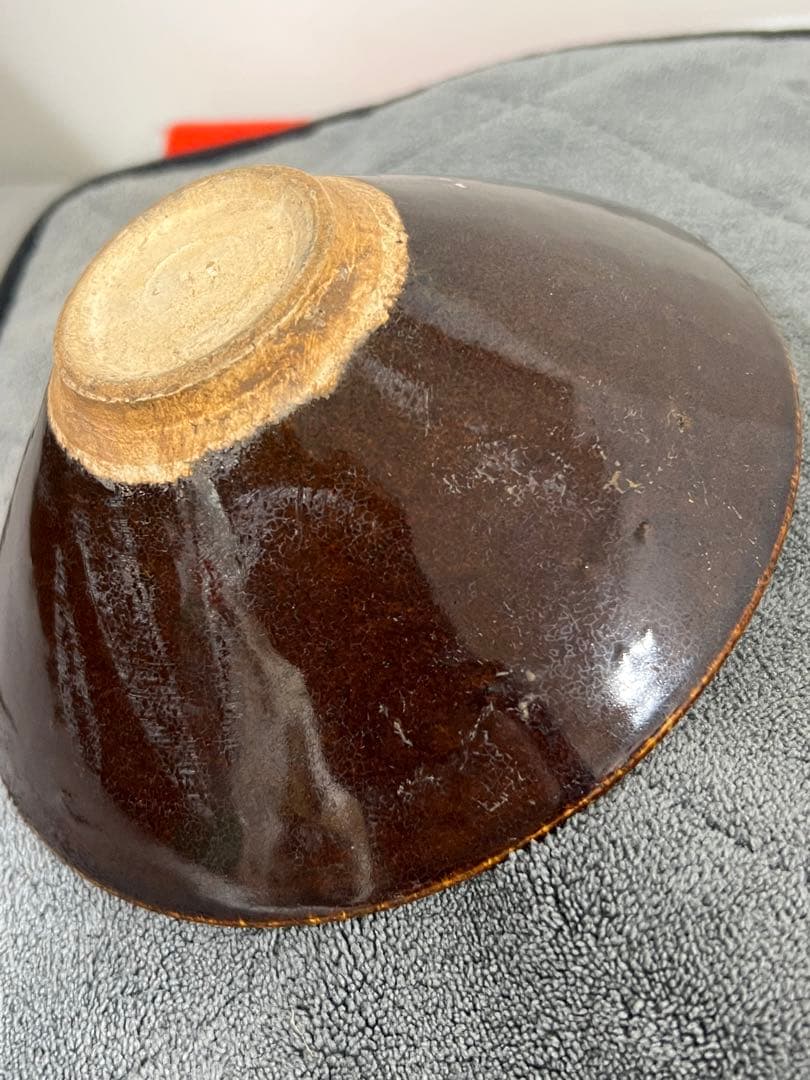 中国古美術　宋時代そば釉茶碗　XG020