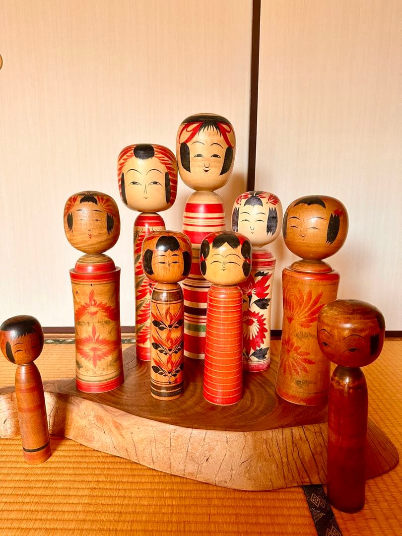 こけし　9体セット