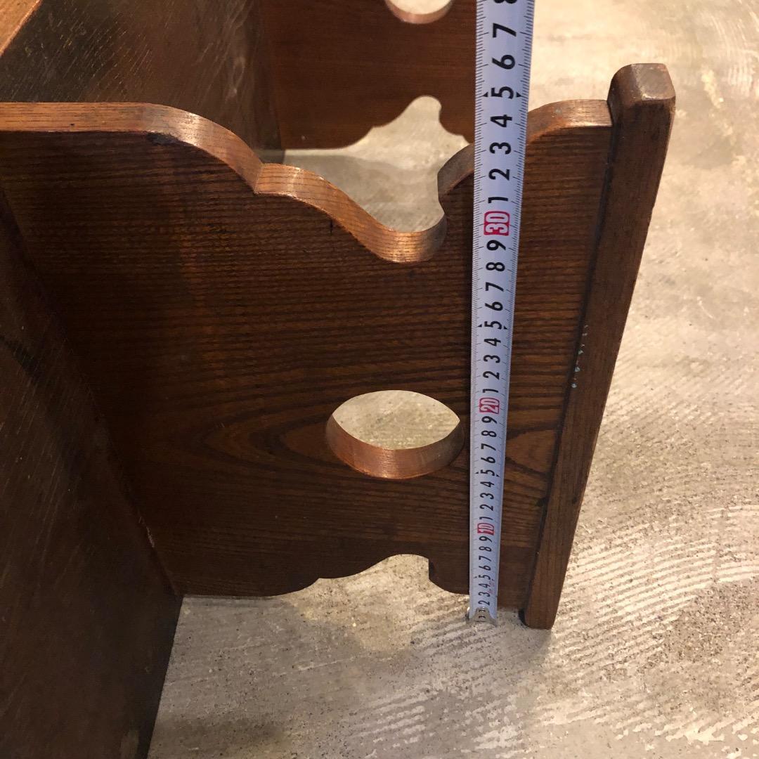 木製机　長方形座卓　文机　ヴィンテージ　ウッドテーブル　昭和レトロ　古道具