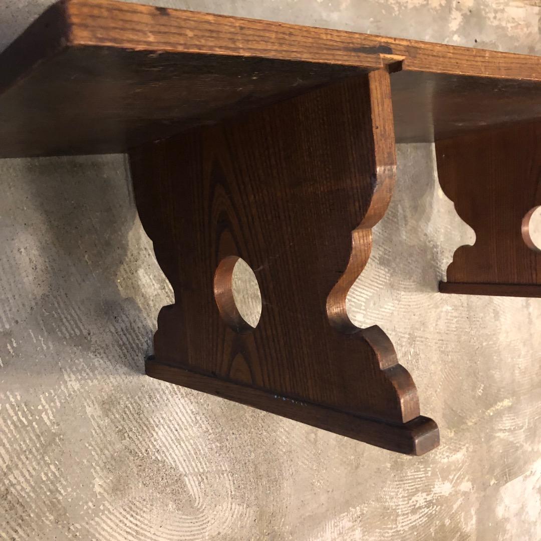 木製机　長方形座卓　文机　ヴィンテージ　ウッドテーブル　昭和レトロ　古道具