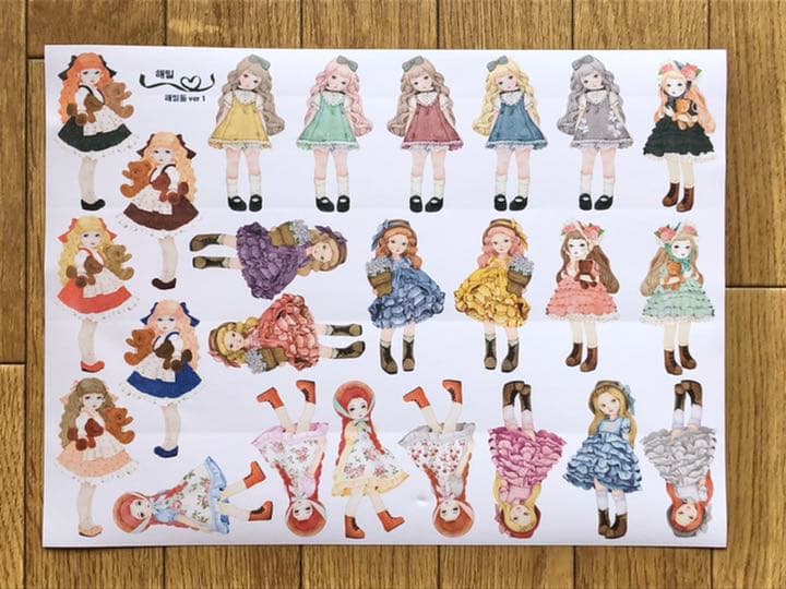 No.40【送料別】hamil ハミル ステッカー A4サイズ 3枚セット