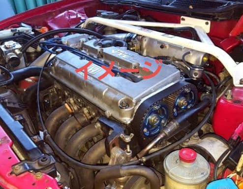 B16A B16B B18C ヘッドカバー 結晶塗装 カムプーリーカバーカット