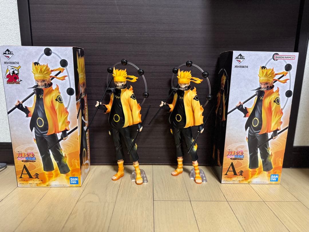 一番くじNARUTO 紡がれる火の意志　A賞うずまきナルト　初版&再販セット