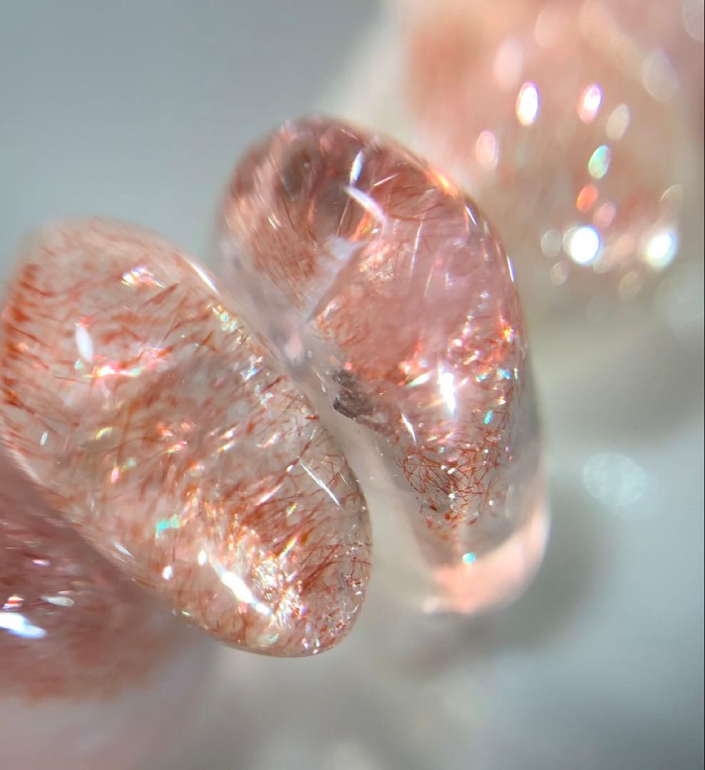 ★ゆうぽち様★ 《ハイグレード》カザフスタン産ストロベリークォーツ　ブレスレット