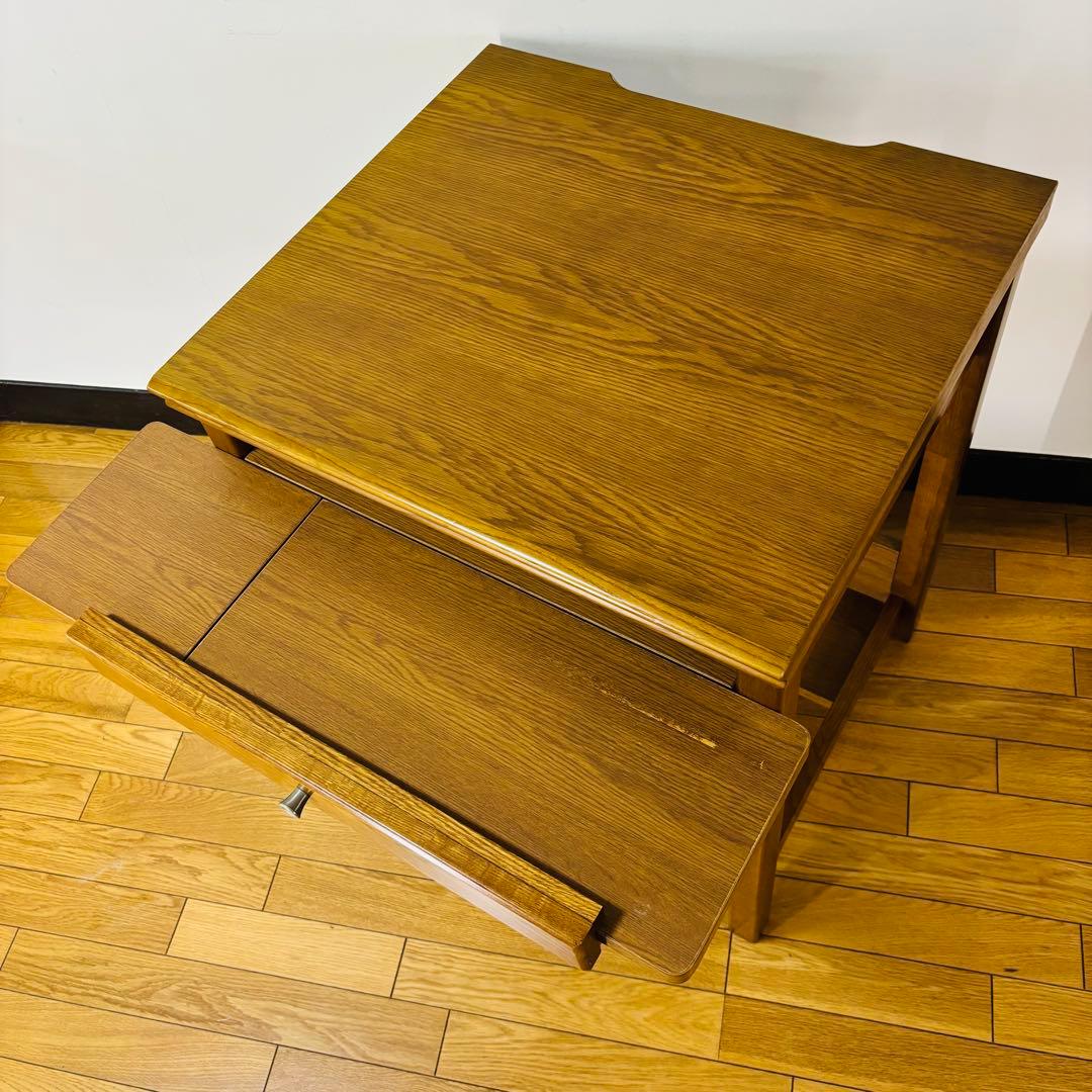 【希少品】小島工芸 PC サイドデスク 幅60cm 　IDC大塚取扱　送料込み