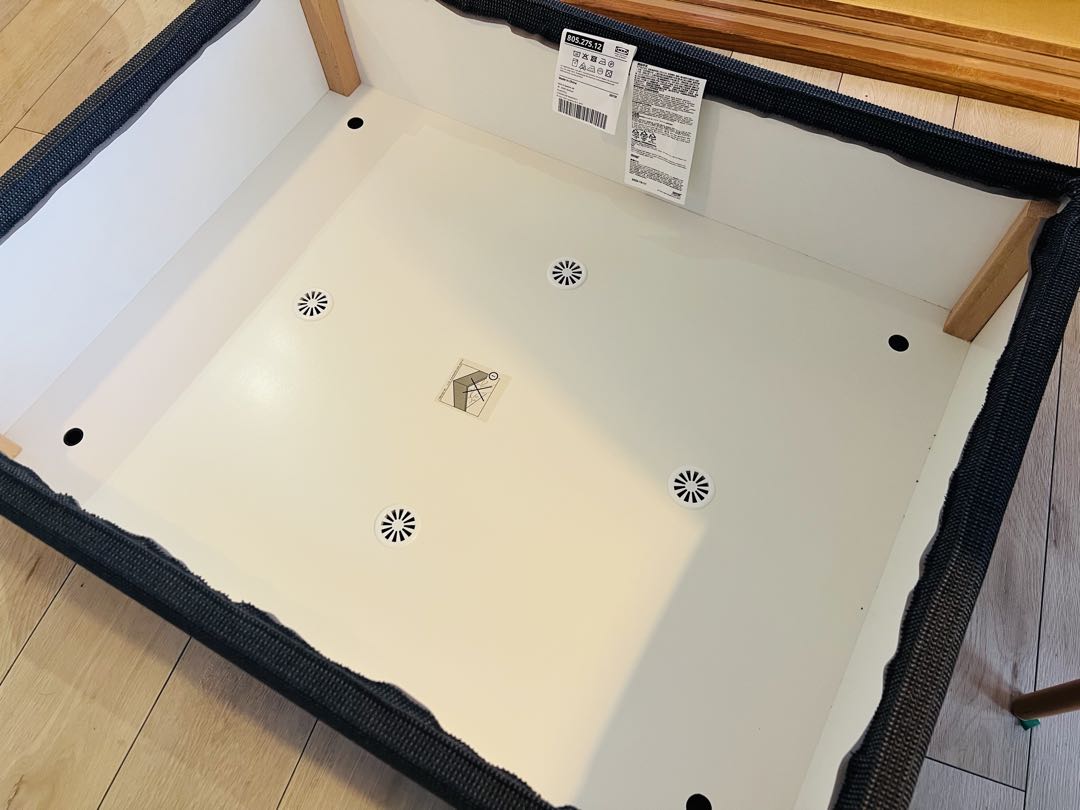 【美品】IKEA KIVIK オットマン　トレースンドチャコール